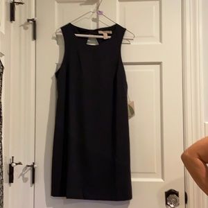Black dress with keyhole back